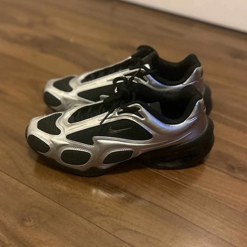 Black and Silver Sneakers - Picture 2 of 2